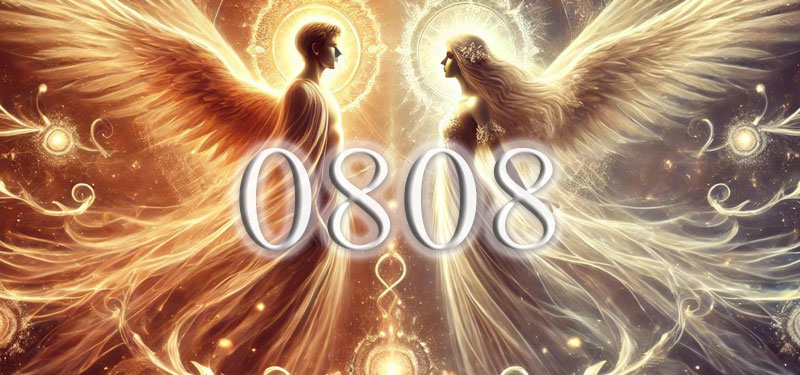 0808 Numero angelico fiamma gemella